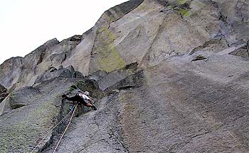 Ancesieu, Gran Paradiso, arrampicata