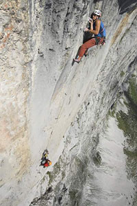 Harald Berger of the first ascent of Antihydral 8b