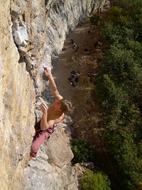 Joerg Verhoeven 8c flash - Korrida at Misja Pec, Slovenia