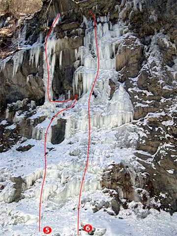 Cascate ghiaccio, Valle d'Aosta, Viellis