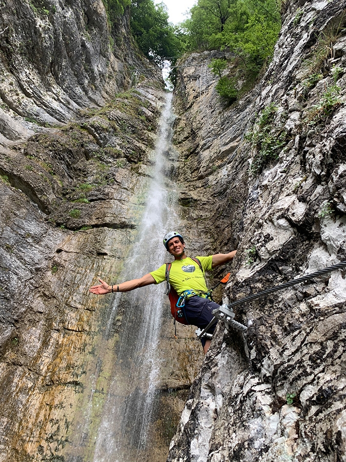 Via ferrata Rio Ruzza a Ballino Monte Cogorna