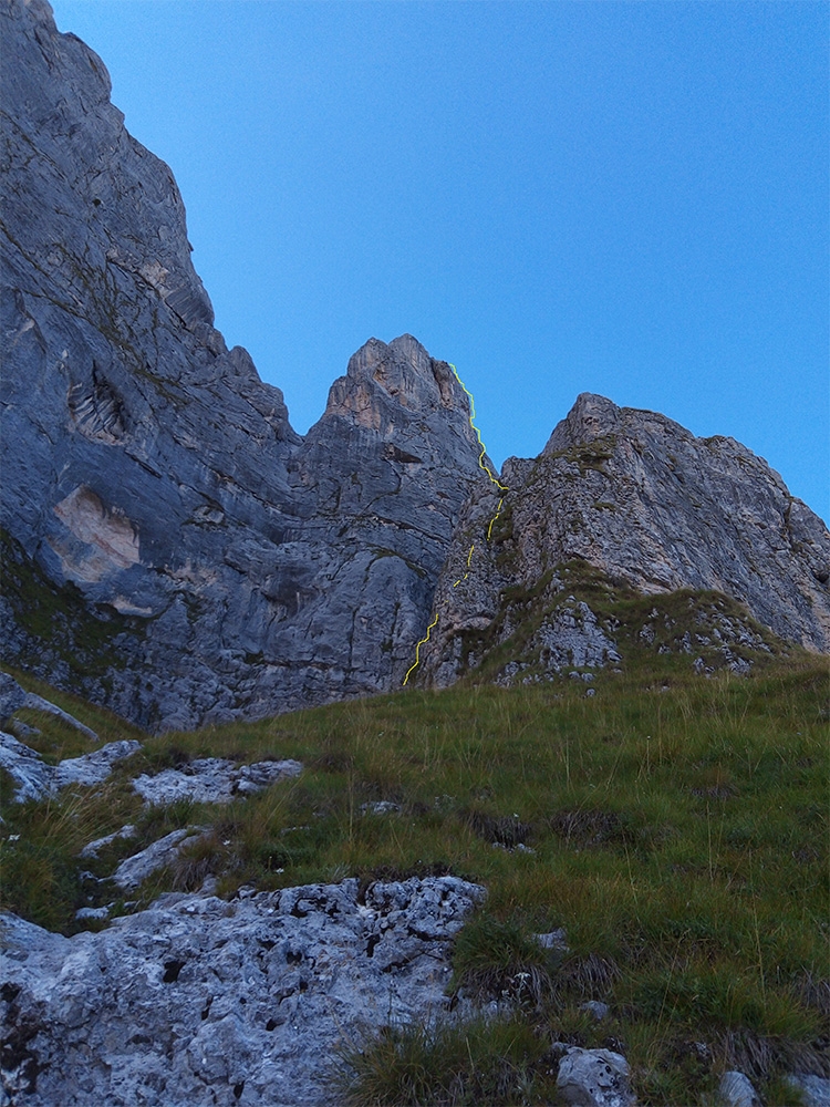 Via in ricordo di Giuliano Stenghel Pilastro Scolobi, Cima Omet