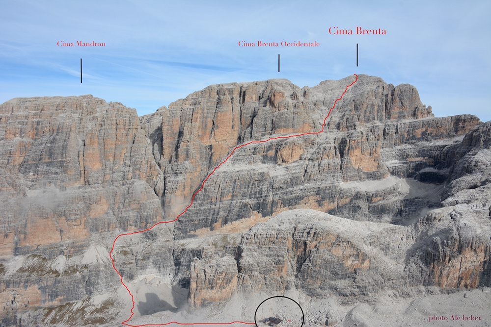 Cima Brenta - Via delle Normali