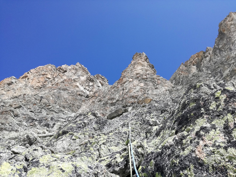 Sulle tracce del Barba Cresta del Monts Rouge de Triolet