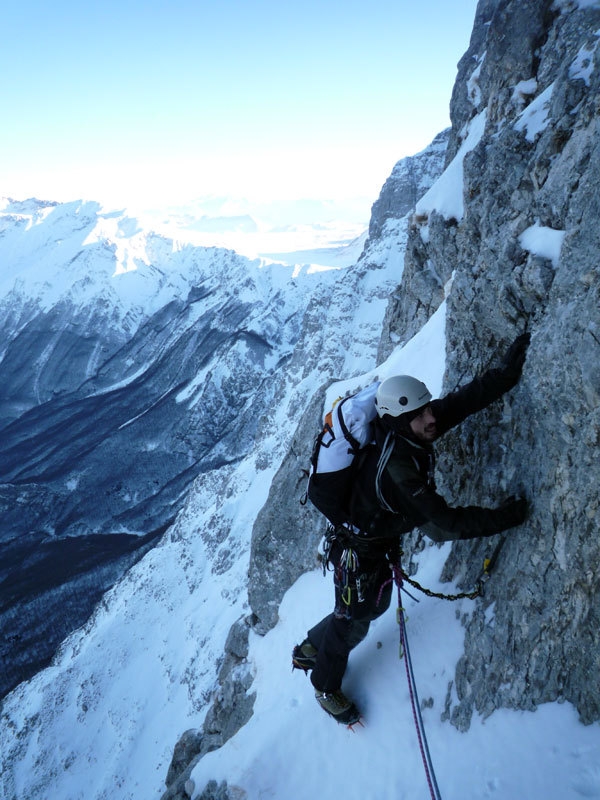 Via Le nebbie del Paretone - Gran Sasso