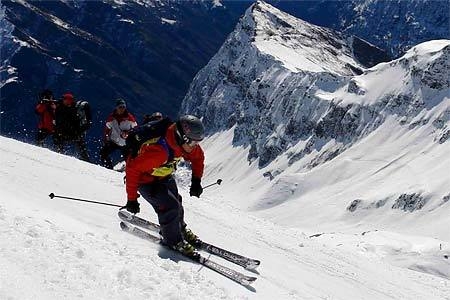 Monte Rosa ski rider