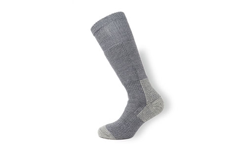 Thermal Merino Wool High Socks Mountaineering Nature Grey