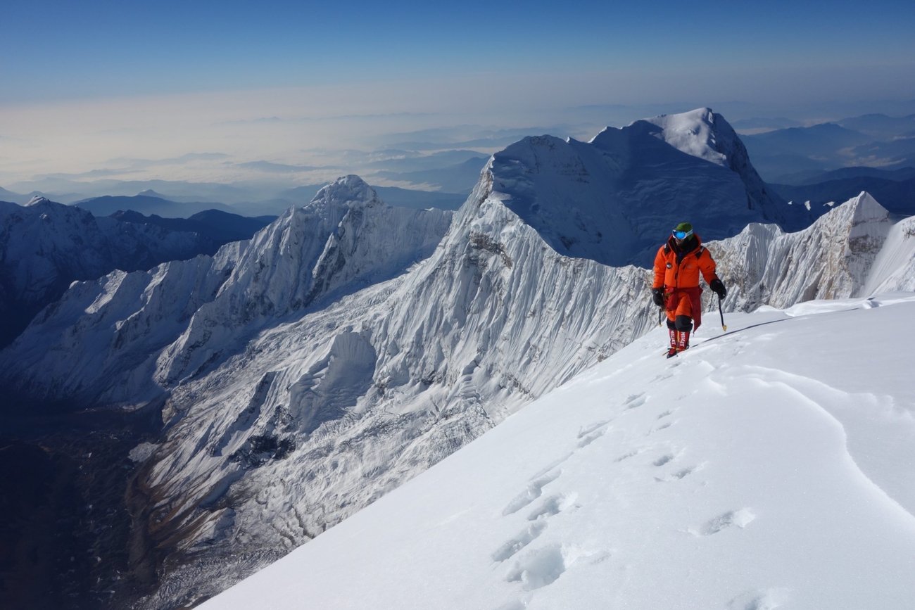 Reinhold Messner, Walter Bonatti e Yannick Graziani nelle T-shirt Millet firmate Federico Epis