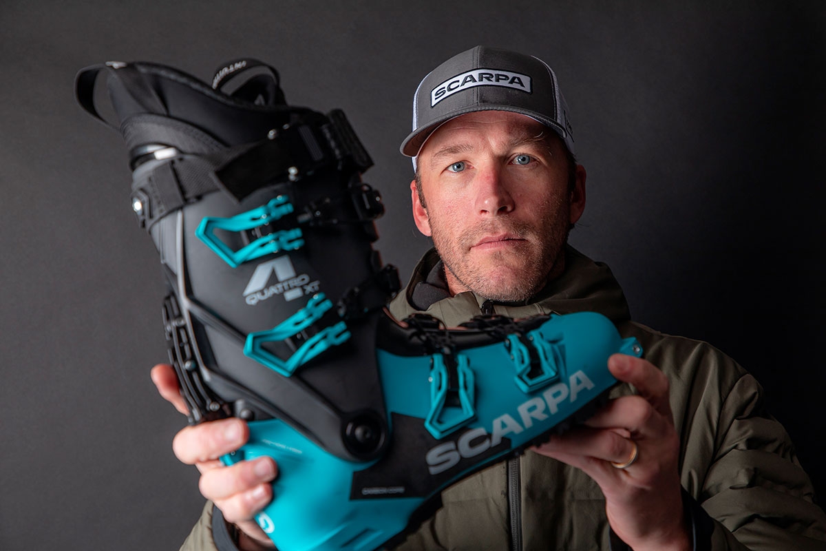 SCARPA con Bode Miller per il lancio di 4-Quattro, il primo scarpone ibrido