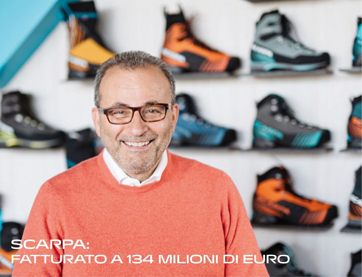 SCARPA: fatturato a 134 milioni di euro, crescita del 22%