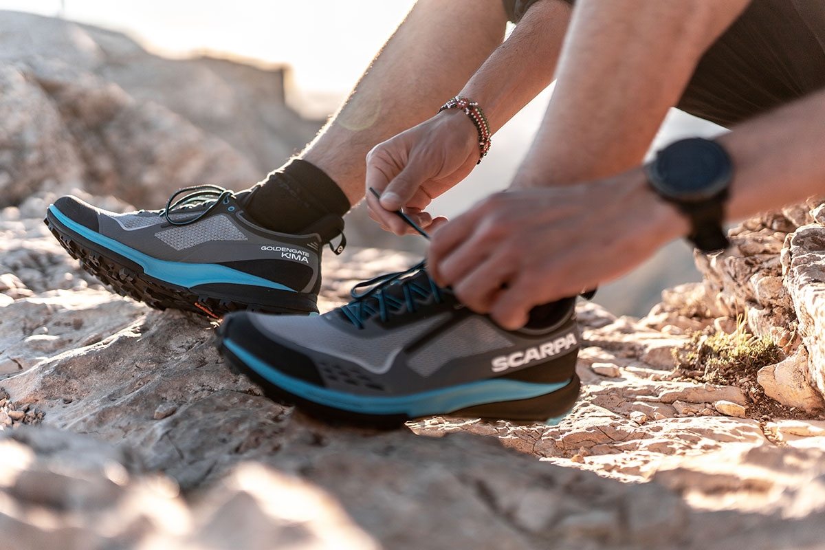 SCARPA lancia Golden Gate Kima RT, the Alpine Elevator, e rivoluziona la calzatura da Trail Running
