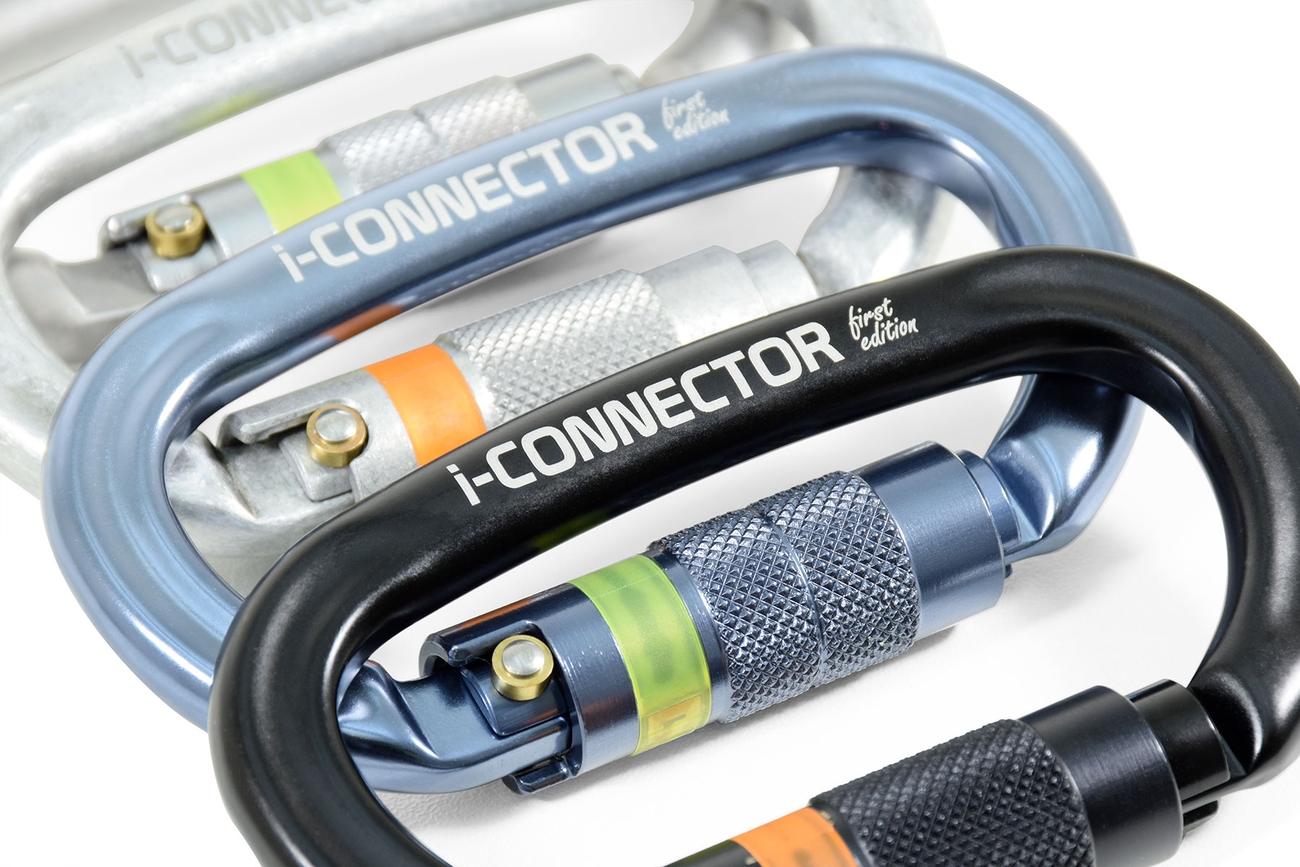 i-CONNECTOR di KONG, i primi moschettoni con microchip NFC integrato