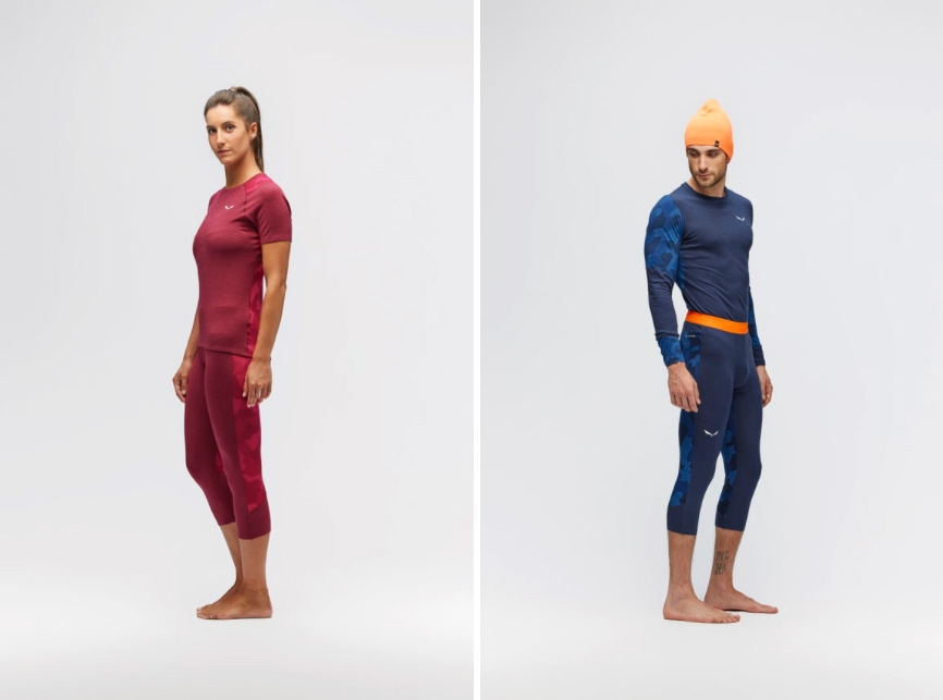 Salewa presenta la nuova linea di baselayer Cristallo