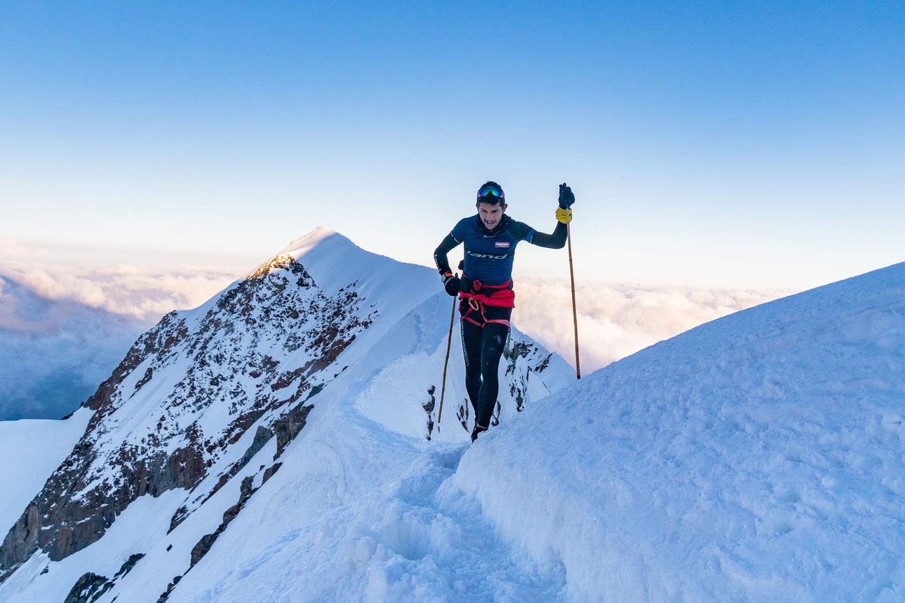 Manuel Merillas ottiene il record di salita e discesa dal Monte Bianco