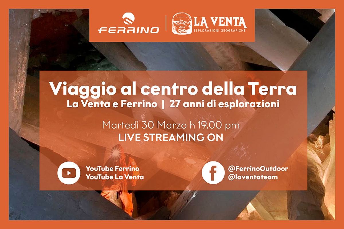 Ferrino live con La Venta per un Viaggio al centro della terra