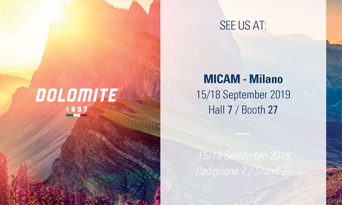 Le calzature Dolomite arrivano alla fiera MICAM