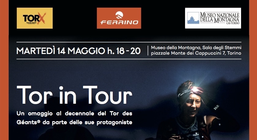 Con Ferrino il Tor in Tour: a Torino una serata con le protagoniste del Tor des Géants