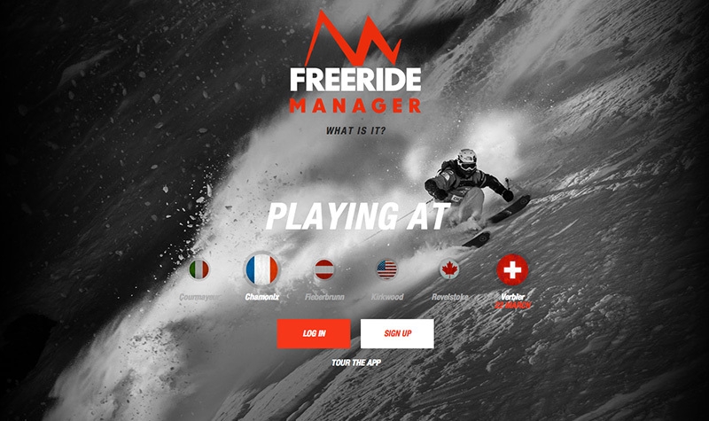 The North Face presenta Freeride Manager App