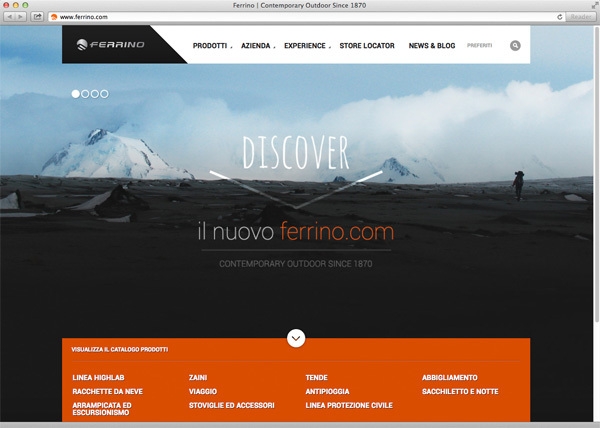 Ferrino si rinnova sul Web