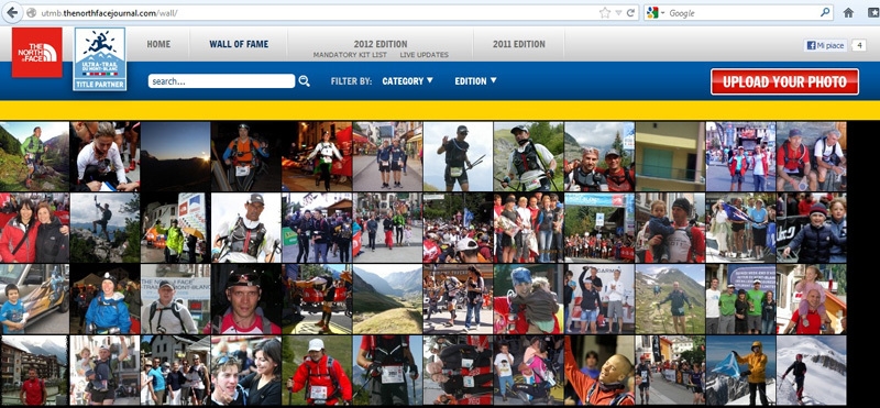 The North Face Ultra Trail du Mont Blanc Wall of Fame