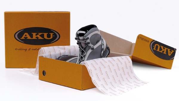 Nuovo packaging ecologico per le calzature AKU