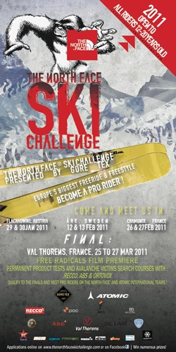 The North Face Ski Challenge 2011: sito Web e iscrizioni al via