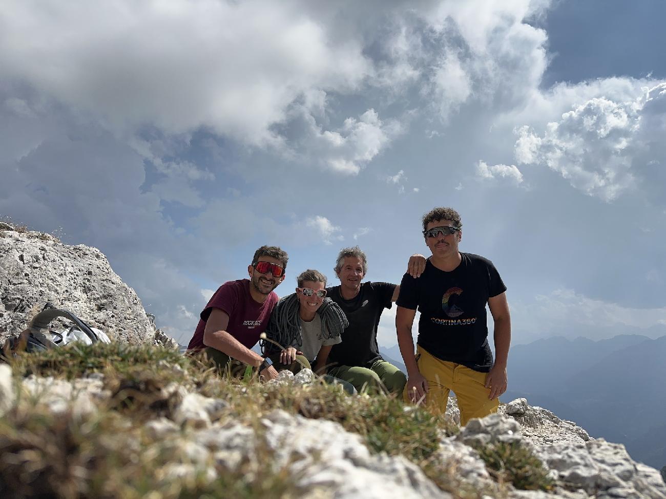 Valerio Giordano, Piccolo Lagazuoi, Dolomiti, Massimo da Pozzo, Giordano Riello, Perla Riello, Michele Titton