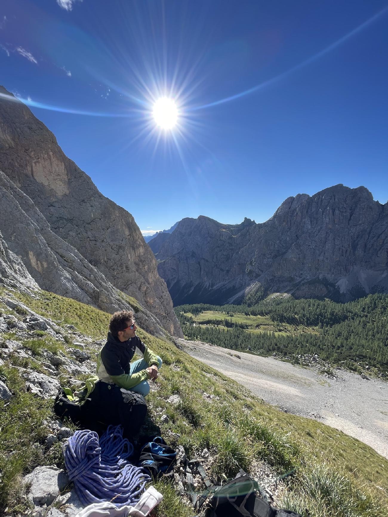 Campanile di Franzedaz, Monte Fop, Val di Franzedaz, Dolomiti, Federico Dell’Antone, Alessandro Graziosi