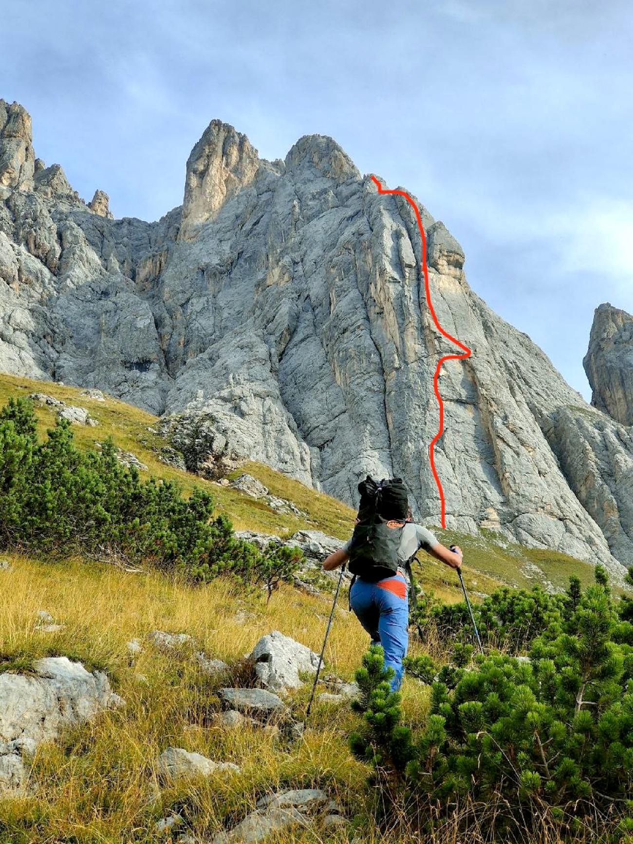 Campanile di Franzedaz, Monte Fop, Val di Franzedaz, Dolomiti, Federico Dell’Antone, Alessandro Graziosi