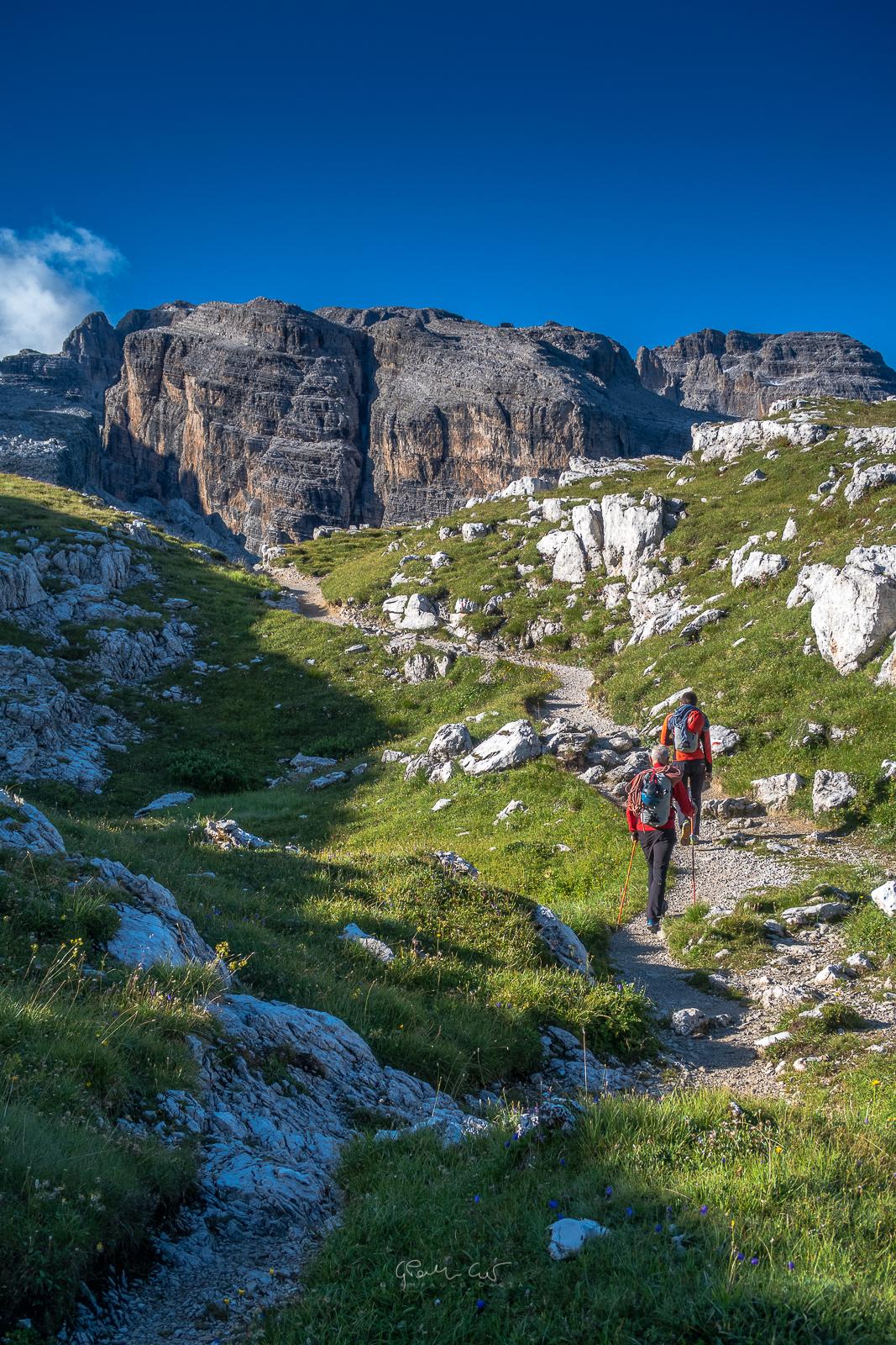 Super Ciano al Castelletto di Mezzo, Brenta Dolomites, Giuseppe Bagattoli, Andrea Calzà, Giampaolo Calzà