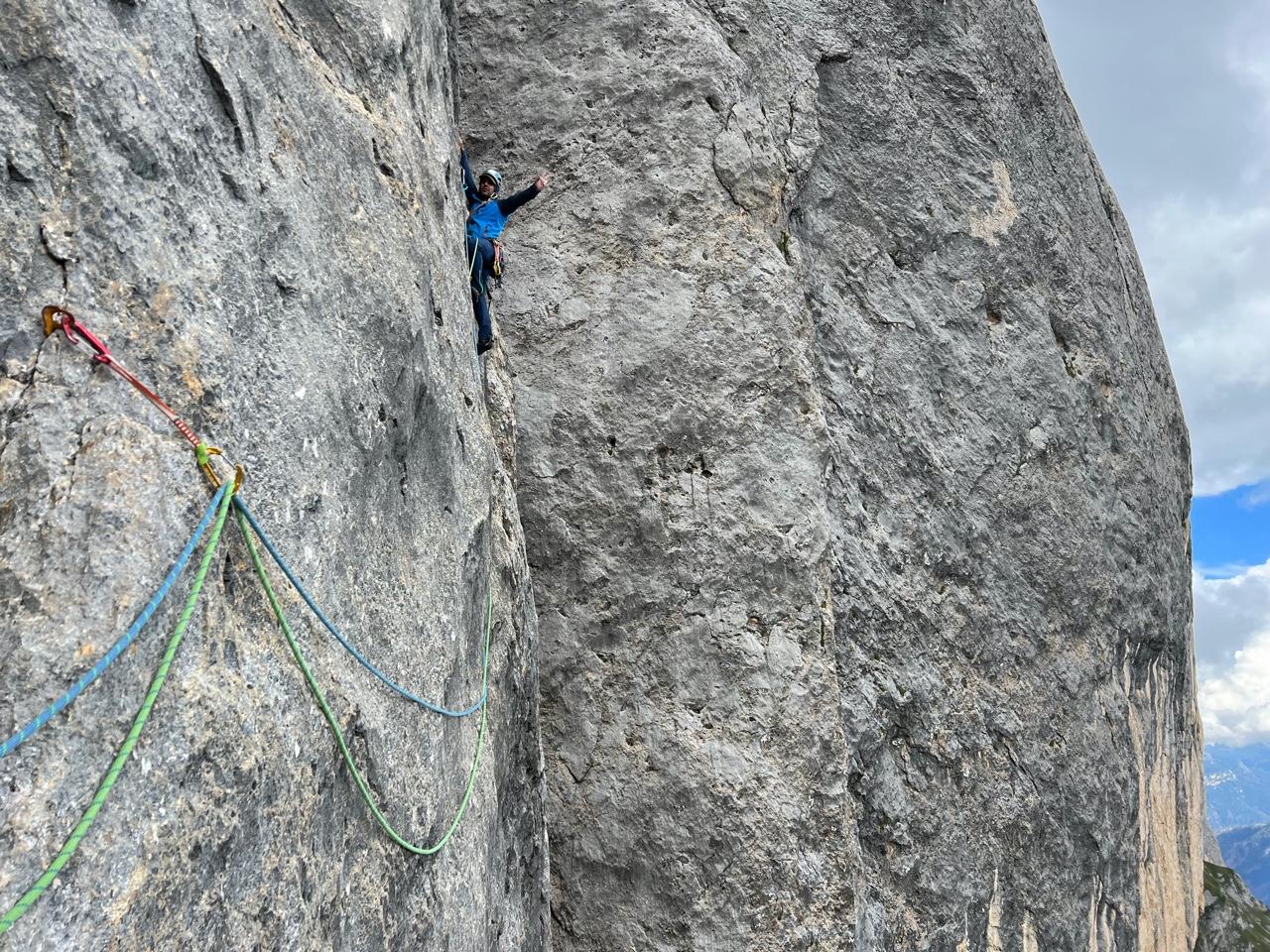 Madre Roccia, Marmolada, Iris Bielli, Matteo Della Bordella, Massimo Faletti, Maurizio Giordani