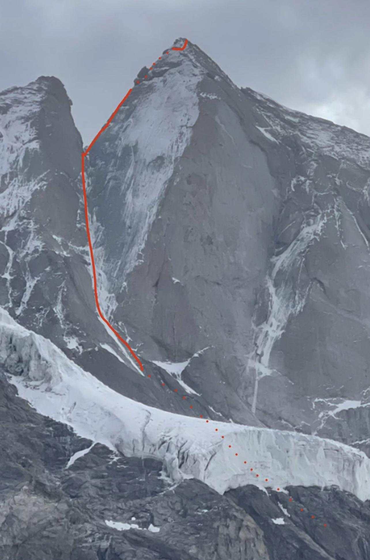 White Sapphine peak, Kishtwar Valley, India, Christian Black, Vitaliy Musiyenko, Hayden Wyatt