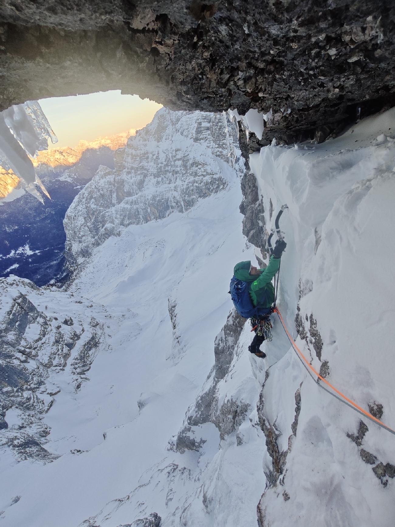Croda di Cacciagrande, Sorapiss, Dolomiti, Mirco Grasso, Francesco Rigon