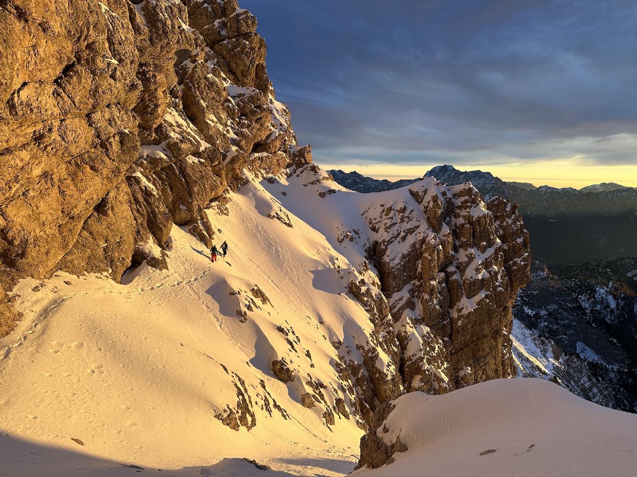 Archi del Vento, Monte Duranno, Friuli Dolomites, Mirco Grasso, Francesco Rigon, Luca Vallata