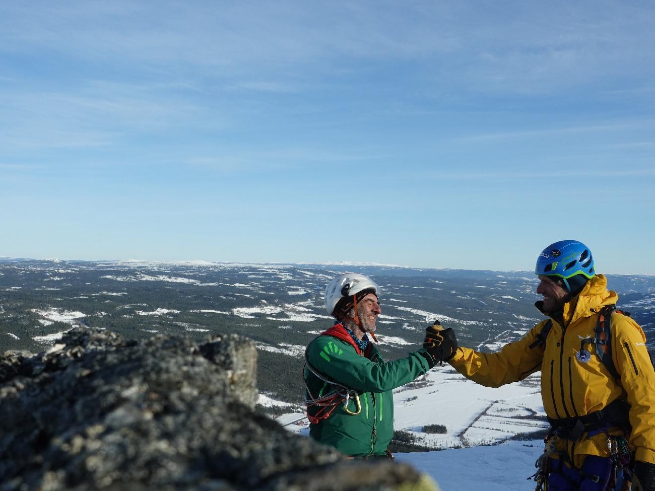 Norvegia cascate di ghiaccio, Alessandro Ferrari, Giovanni Zaccaria