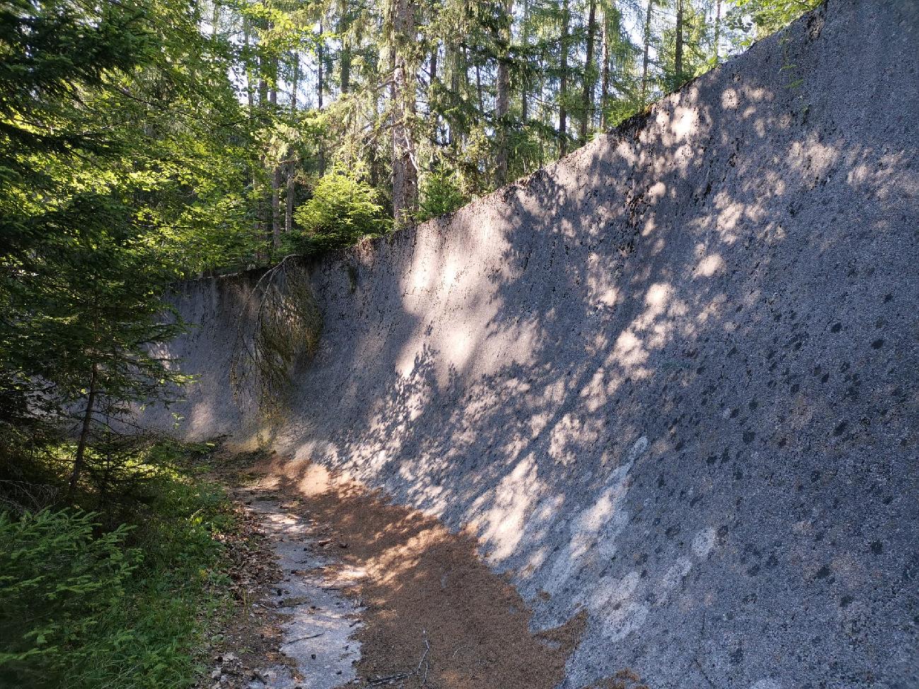 Pista da bob, Cortina d'Ampezzo, Dolomiti