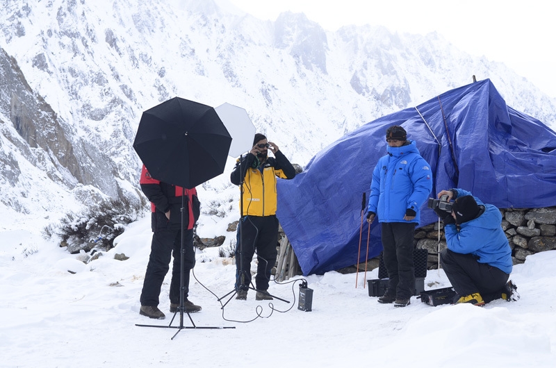 Nanga Parbat in winter, Moro & Urubko