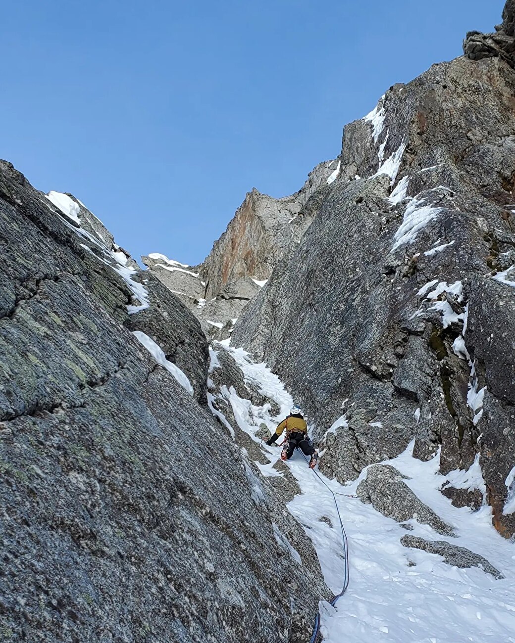 Mont Noire de Peuterey, Mont Blanc, Richard Tiraboschi, Giuseppe Vidoni