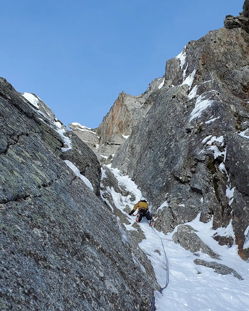 Mont Noire de Peuterey, Monte Bianco, Richard Tiraboschi, Giuseppe Vidoni