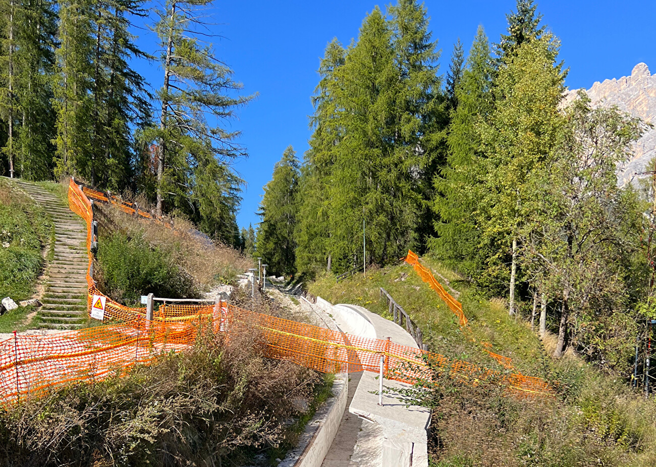Bobsleigh track, Cortina d'Ampezzo, Dolomites