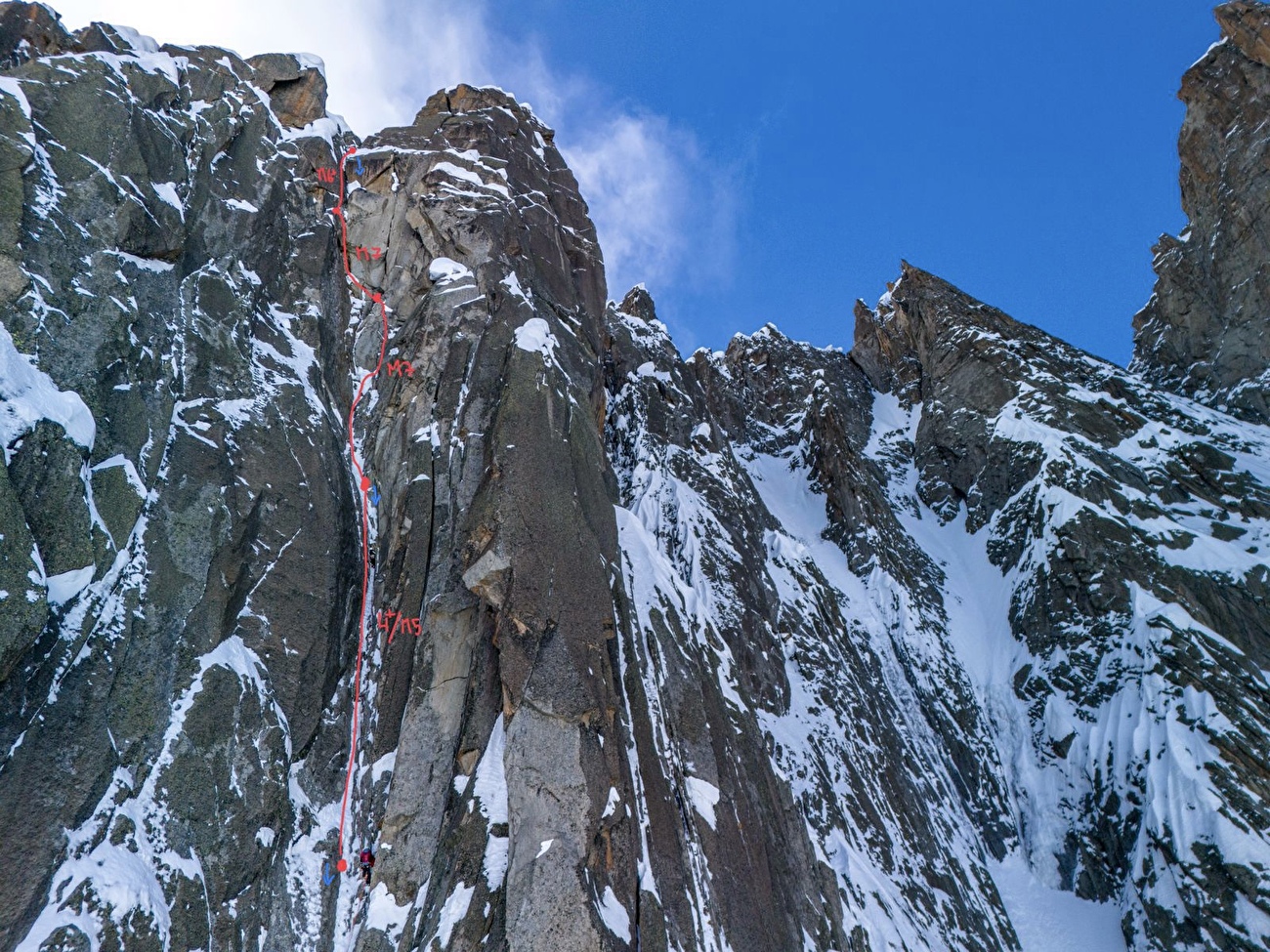 Nantillons, Monte Bianco, Mathieu Maynadier, Louna Ladevant, Tristan Ladevant