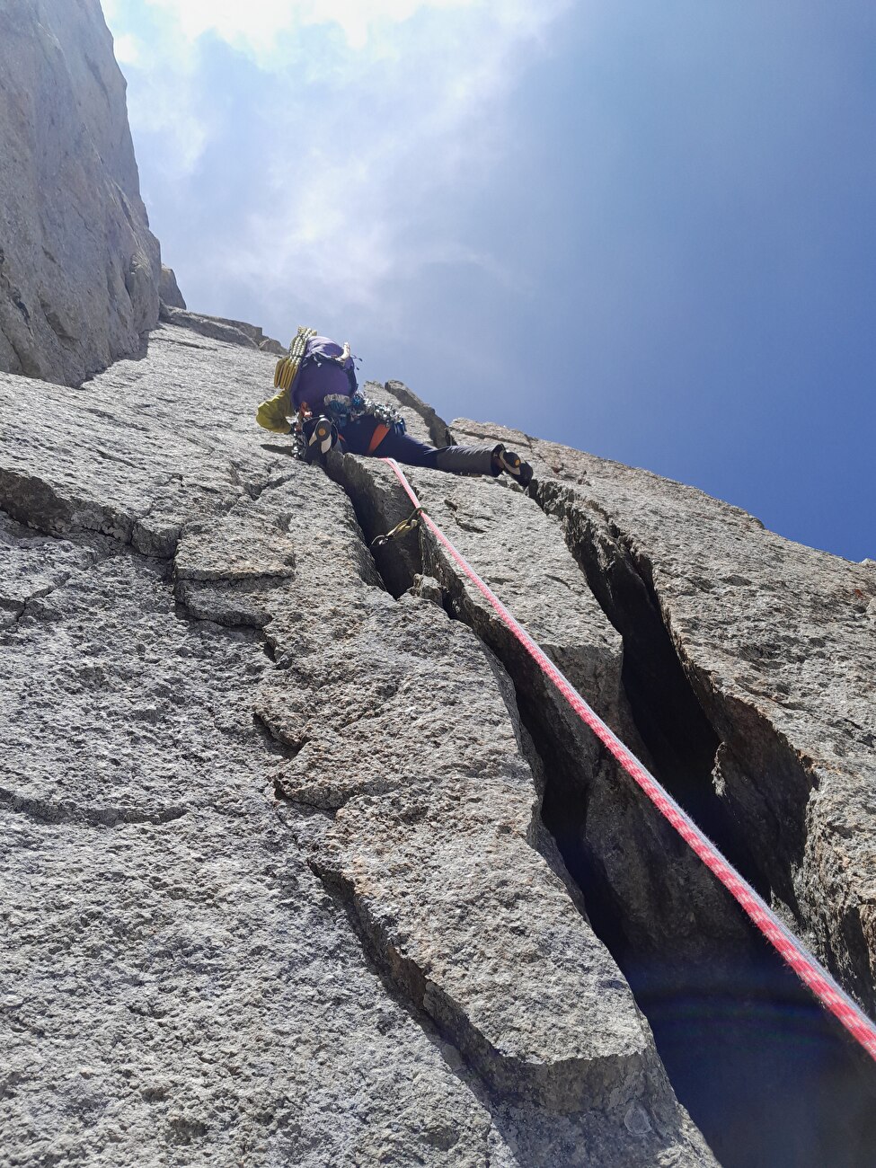 Grandes Jorasses, Gervasutti-Gagliardone, Anna Truntschnig, Barbara Vigl, Anna Zechling