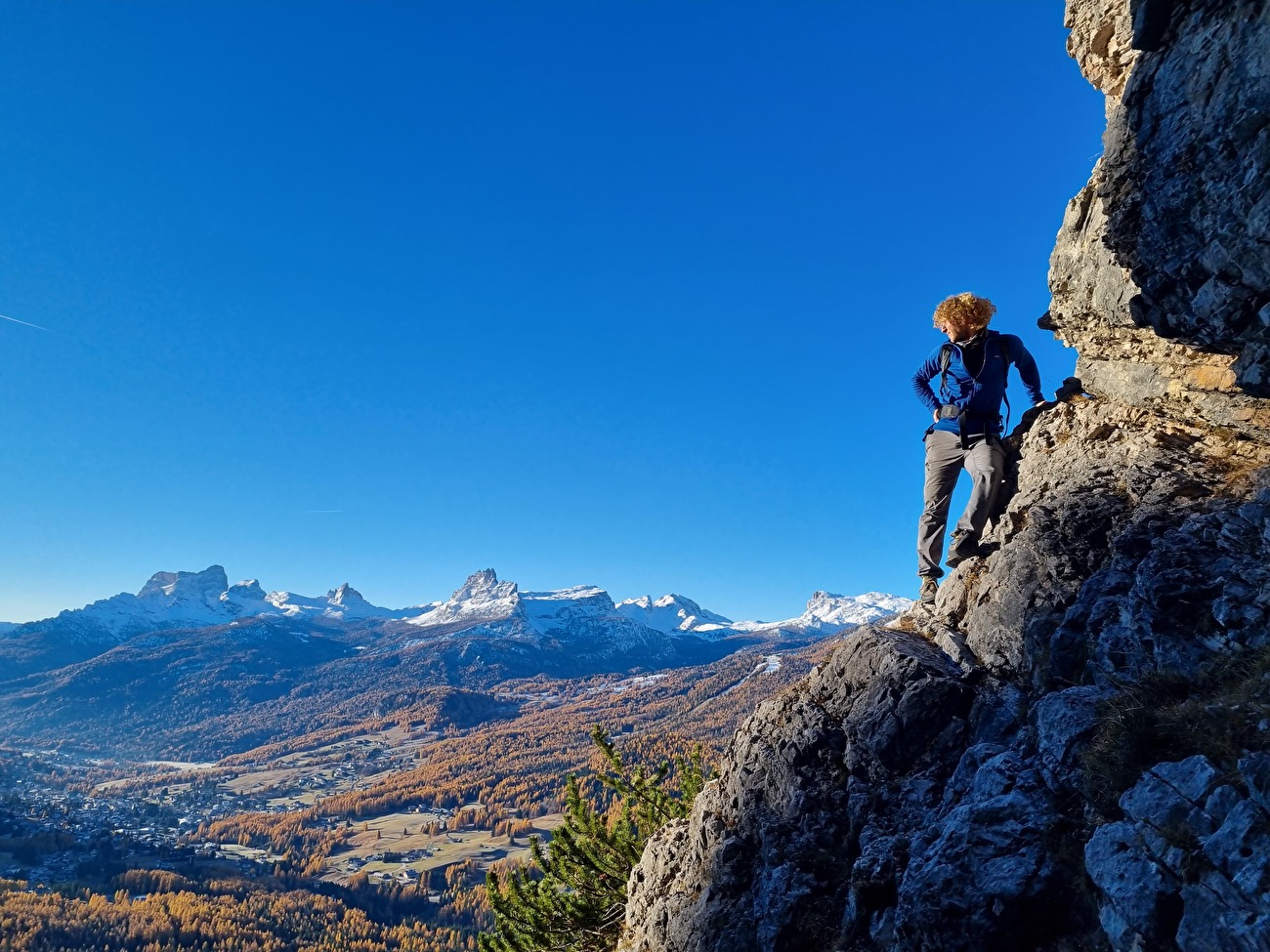 Spigolo Jori Punta Fiames Dolomites