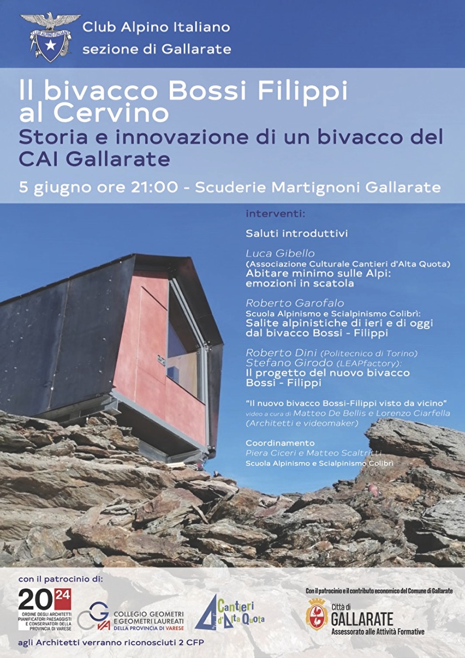 Bivacco Bossi-Filippi al Cervino.