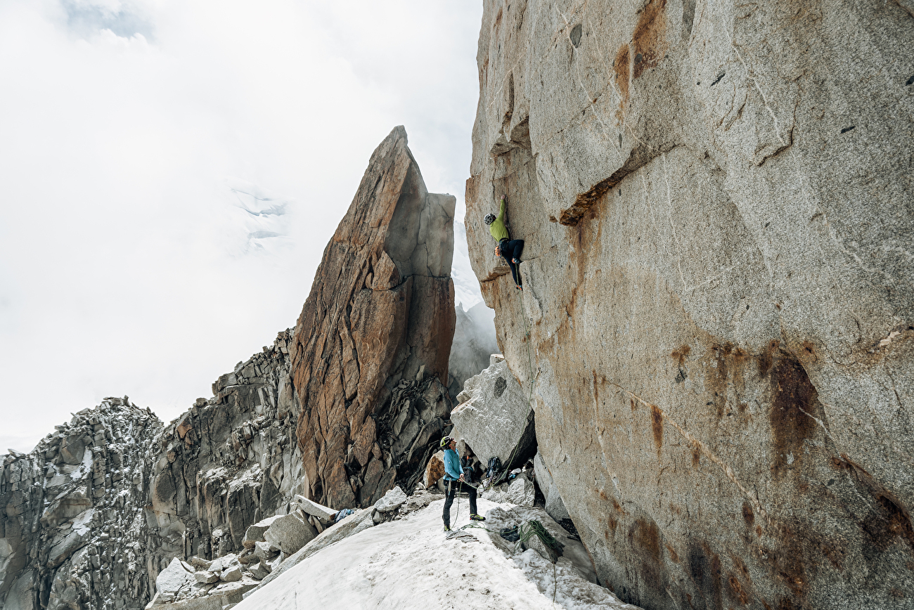 Arête des Cosmiques, Aiguille du Midi, Mont Blanc, Emiliyan Kolevski, Victor Varoshkin