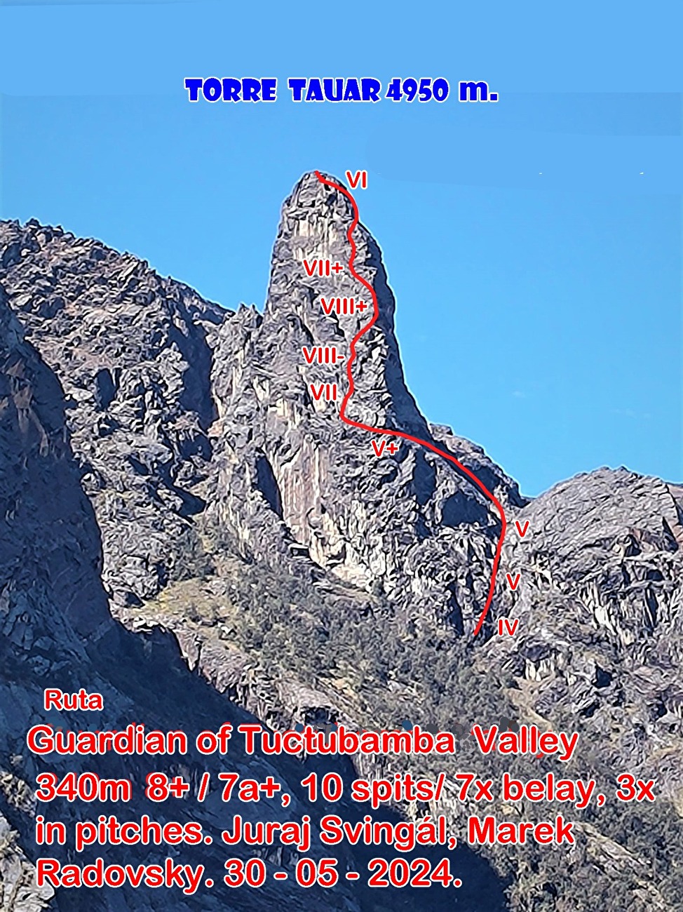 Peru, Nevado Tauar, Marek Radovský, Juraj Švingál