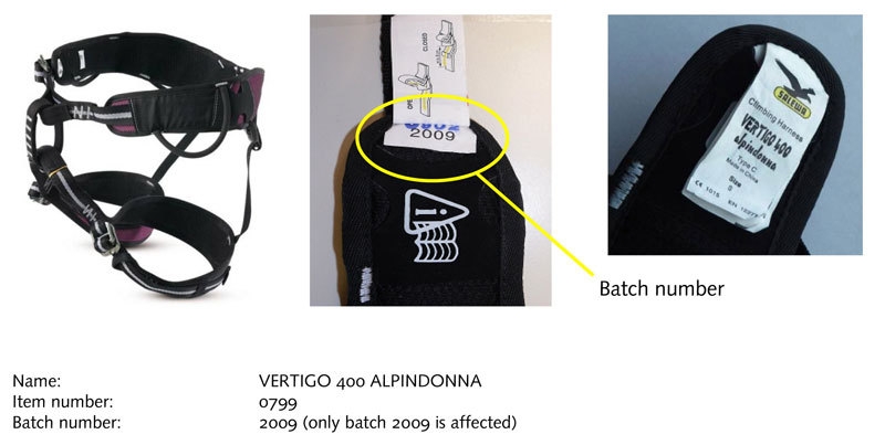 Salewa Vertigo 400 Alpindonna harnesses
