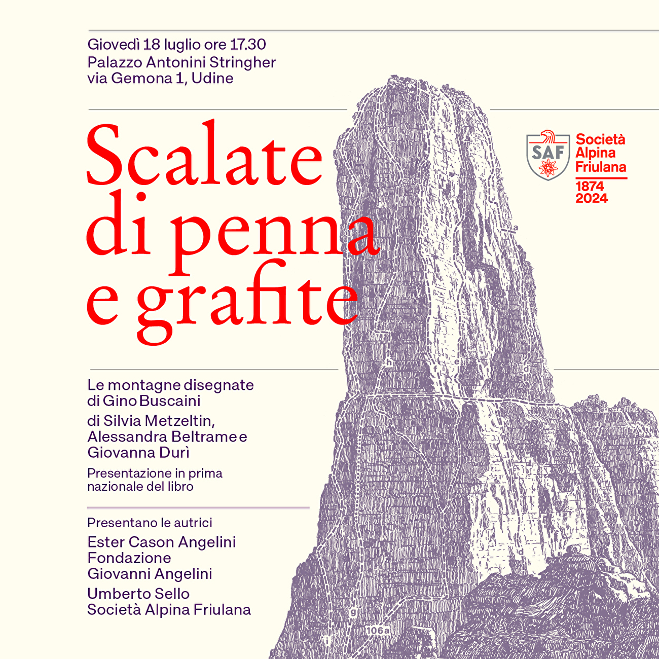 Scalate di penna e grafite. Le montagne di Gino Buscaini