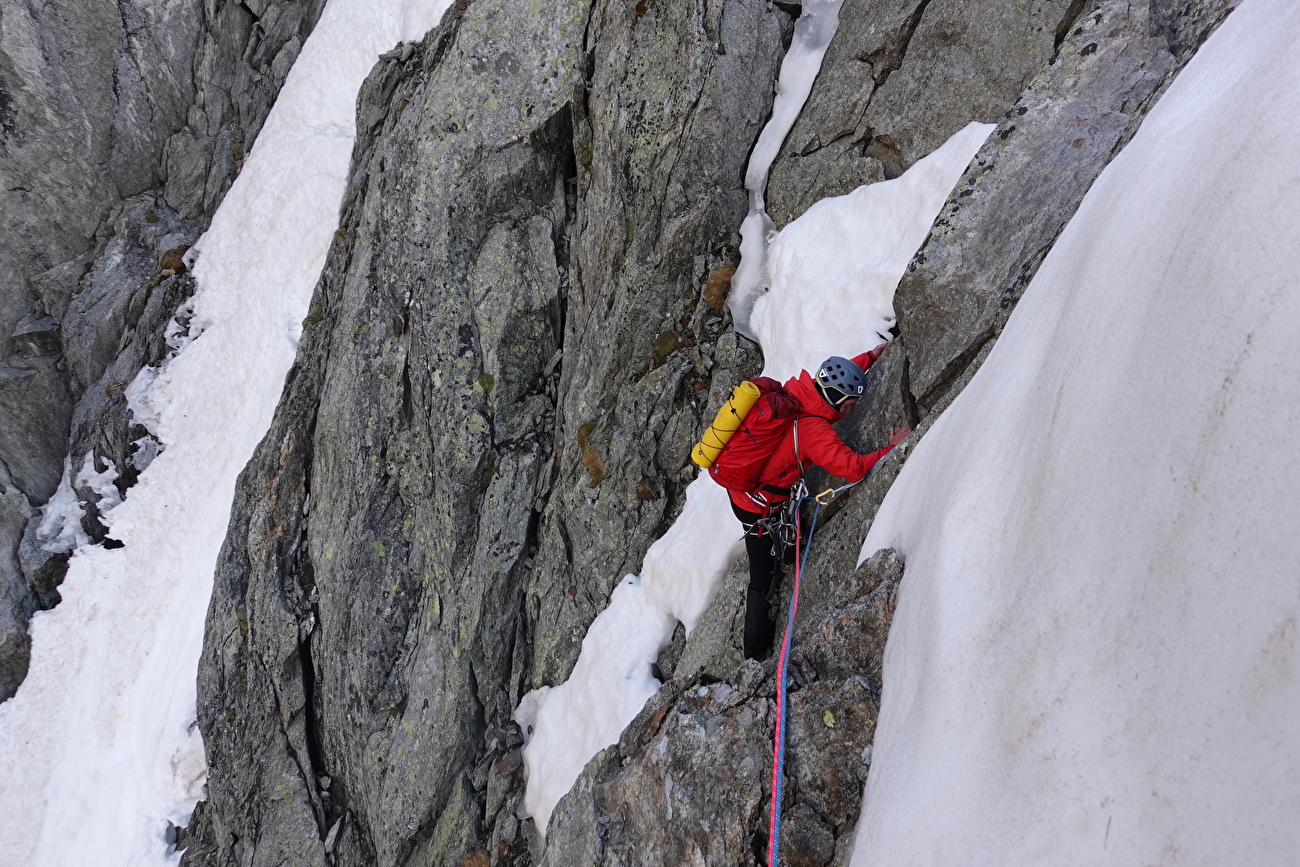 Punta Vardaz, Monte Bianco, Simon Richardson, Michael Rinn