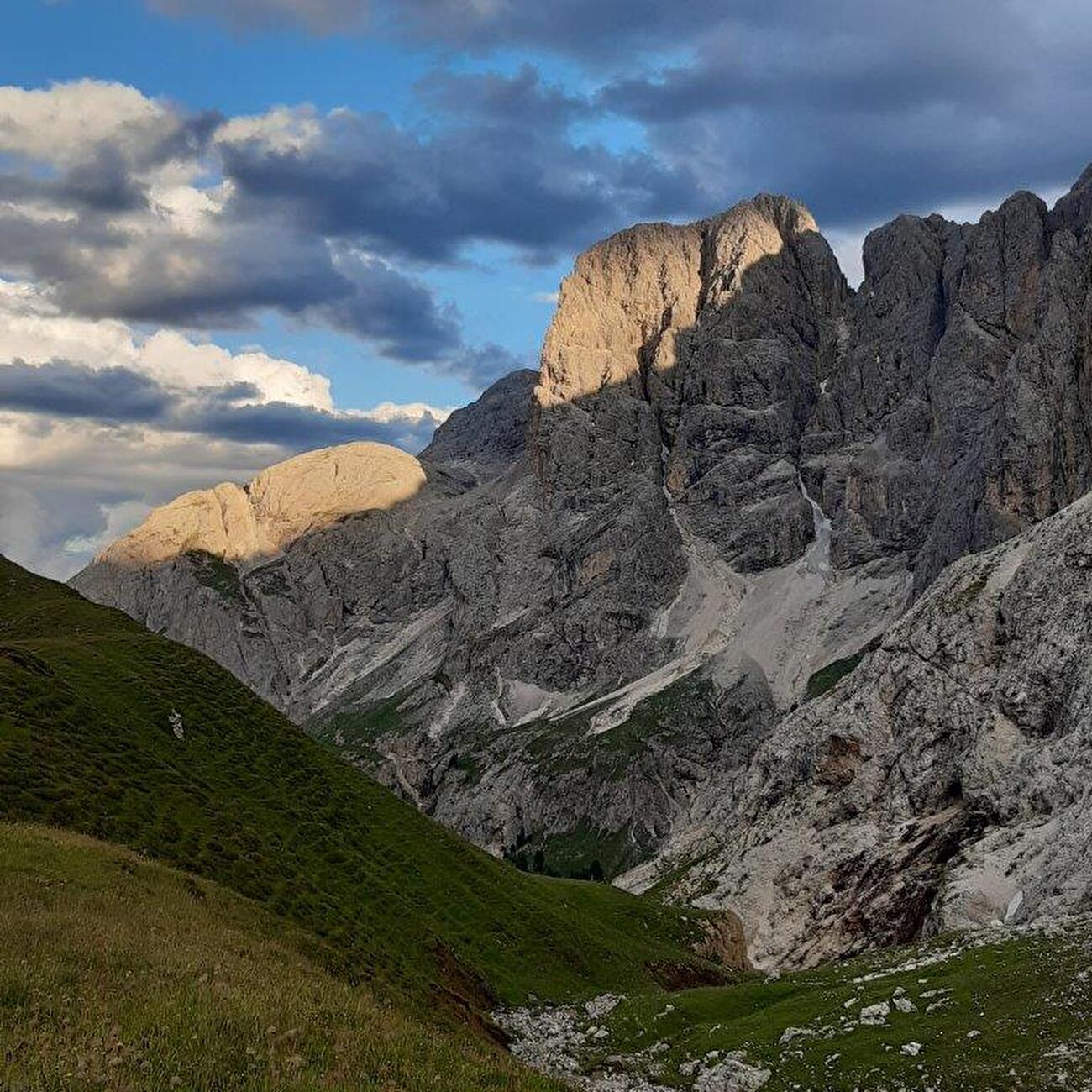 Mal di Destra, Croda dell'Alpe, Molignon, Catinaccio, Dolomiti, Walter Gebert, Luca Veneri 